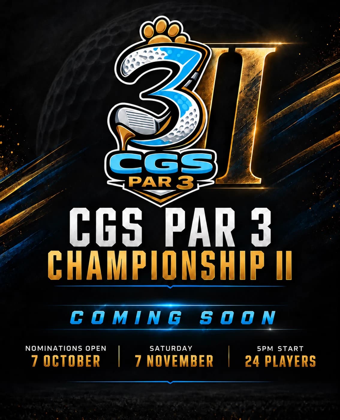 CGS Par 3 Championship II event poster